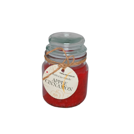 Scented Jar Candle Apple Cinnamon (₹170)