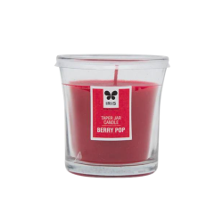 Iris Taper Jar Candle Berry Pop (₹149)