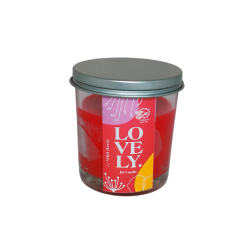 Lovely Jar Candle Red (₹170)