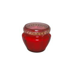 Mirror Glass Candle Red (₹220)