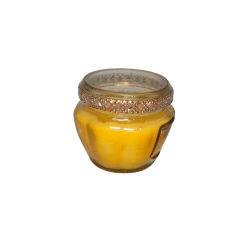 Mirror Glass Candle Yellow (₹220)