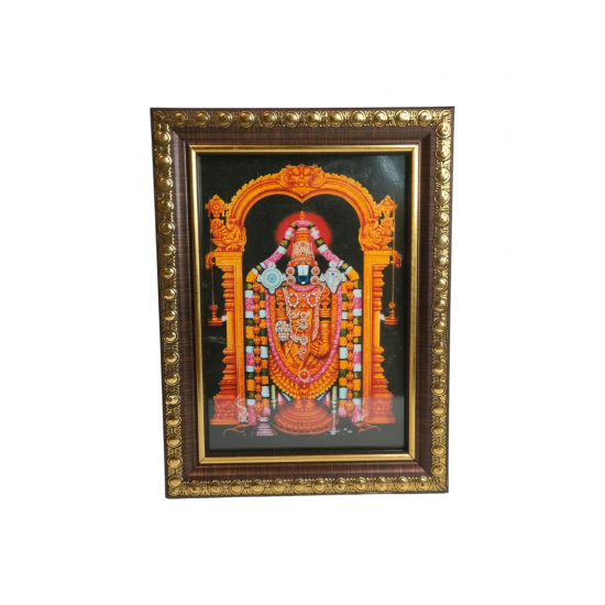 Balaji Photo Frame / Picture Frame with Glass (wall hanging), 6 inches by 5 inches for Mandir, Table Decor (₹150)