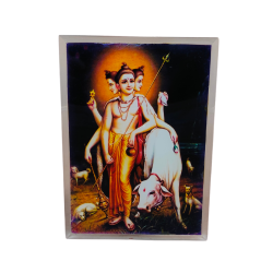 Dattatreya, Datta Guru Acrylic Photo Frame for Mandir, Car & Table Decor 5 inches (₹250)