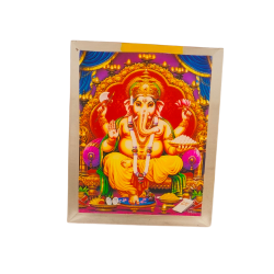 Ganesh/ Ganpati/ Ganesha Acrylic Photo Frame for Mandir, Car & Table Decor 3.5 inches (₹120)