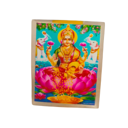 Lakshmi Devi/ Dhanlakshmi/ Mahalakshmi Acrylic Photo Frame for Mandir, Car & Table Decor 3.5 inches (₹120)
