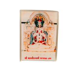 Mahavir Swamy Acrylic Frame for Mandir, Car & Table Decor, 5 in by 4 in (₹250)