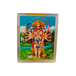 Panchmukhi Hanuman Sankat Mochan Acrylic Photo Frame for Mandir, Car & Table Decor 3.5 in by 3 in (₹120)