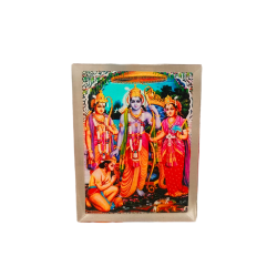 Ram Darbar Acrylic Frame for Mandir, Car & Table Decor 3.5 inches (₹120)