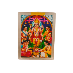 Sri Satyanarayan/ Lord Satyanarayana Swamy Acrylic Frame for Mandir, Pooja, Car & Table Decor 3.5 inches (₹120)