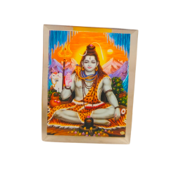 Lord Shiva/Shiv/Shankar Acrylic Frame for Mandir, Car & Table Decor 3.5 Inches (₹120)