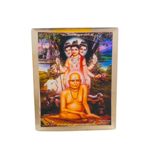 Shri Swami Samarth Akkalkot Acrylic Frame for Mandir, Car & Table Decor 3.5 inches (₹120)