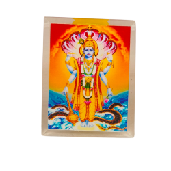 Vishnu Ji/ Mahavishnu Acrylic Frame for Mandir, Car & Table Decor 3.5 inches (₹120)