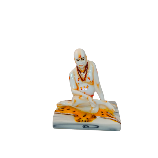 Shri Swami Samarth Idol Murti Height 5 Inches (Multicolor, Marble resin) (₹500)