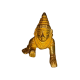 Brass Ladoo Gopal Idol, Height 1.5 Inch | Laddu Gopal Bala Krishna Murti for Pooja & Home Mandir (₹200)