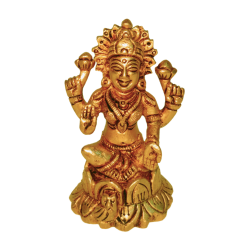 Brass Lakshmi Idol Height 3 Inches (₹730)