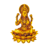 Brass Lakshmi Devi Idol, Height 2.5 Inches (₹1060)