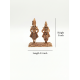 Brass Vitthal Rukmini Idol height 3 Inches (₹1050)