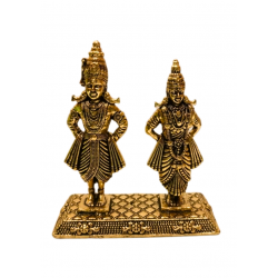 Brass Vitthal Rukmini Idol height 3 Inches (₹1050)