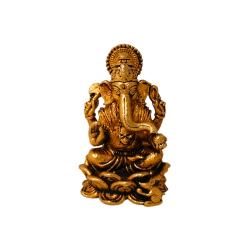 Brass Ganesh Idol Height 1 Inch, Ganesha / Ganapati Idol (₹250)