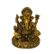 Brass Ganesh Idol height 3 Inches, Ganesha / Ganpati Idol (₹2150)