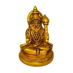 Brass Hanuman Idol Height 3 Inches (₹1060)