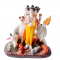 Shri Dutta Guru Dattatreya Idol Murti Height 6 Inches (Multicolor, Fiber / Poly resin) (₹1620)