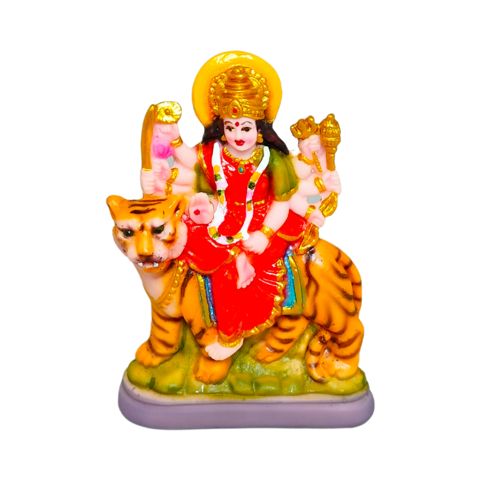 Durga Rane Maa Durga Sherawali Mata Rani Statue Idol for Home Mandir Height 4 ...