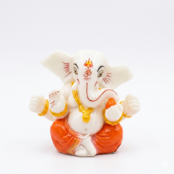 Ganesha Idol Height 3 Inches, Appu Ganesh / Car Ganpati Religious Decorative Showpiece ( Polyresin / Fiber) (₹320)