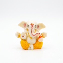 Ganesha Idol Height 2 Inches, Appu Ganesh / Car Ganpati Religious Decorative Showpiece ( Polyresin / Fiber) (₹250)