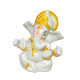 Ganesha Idol Height 3.5 Inches, Ganesh / Ganpati Religious Decorative Showpiece (Polyresin / Fiber, White color)  (₹200)