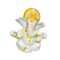 Ganesha Idol Height 3.5 Inches, Ganesh / Ganpati Religious Decorative Showpiece (Polyresin / Fiber, White color)  (₹200)