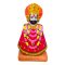Khatu Shyam Idol Height 6 Inches, Religious Decorative Showpiece (Polyresin / Fiber, multicolor)  (₹900)