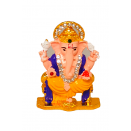 Ganesh/Ganesha Idol Height 3 Inches, Religious Decorative Showpiece (Metal, multicolor) (₹130)