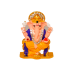 Ganesh/Ganesha Idol Height 3 Inches, Religious Decorative Showpiece (Metal, multicolor) (₹130)