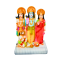 Ram Darbar / RamSita Idol Height 8 Inches, Religious Decorative Showpiece (Multicolor, Fiber / Poly resin) (₹2200)