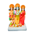 Ram Darbar / RamSita Idol Height 8 Inches, Religious Decorative Showpiece (Multicolor, Fiber / Poly resin) (₹2200)