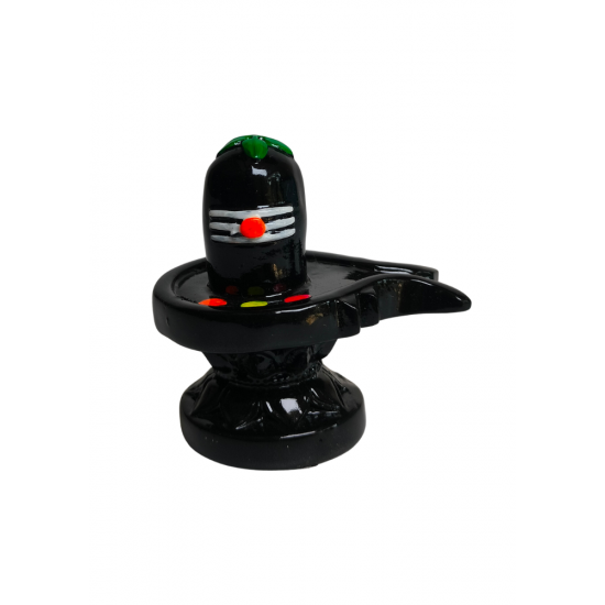 Shivling / Pind Idol Height 2 Inches Religious Decorative Showpiece (Polyresin / Fiber, Black) (₹290)