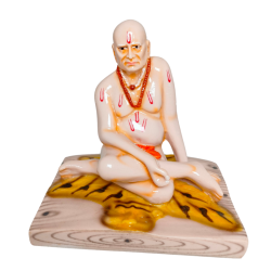 Shri Swami Samarth Idol Murti Height 4.5 Inches (Multicolor, Fiber / Poly resin) (₹700)