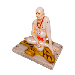 Shri Swami Samarth Idol Murti Height 4.5 Inches (Multicolor, Fiber / Poly resin) (₹700)