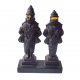 Vitthal Rukmini Idol Statue Height 5 Inches for decor of home mandir (Polyresin Fiber, Black color) (₹400)