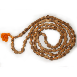 Black Tulsi Mala for japa / Natural Holy Basil Wood Jap Mala 108 Beads (₹119)