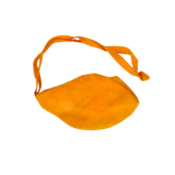 Japmala Bag Yellow / Chanting Bag / Gomukhi Japa Mala Bag with Zip Pocket (₹79)