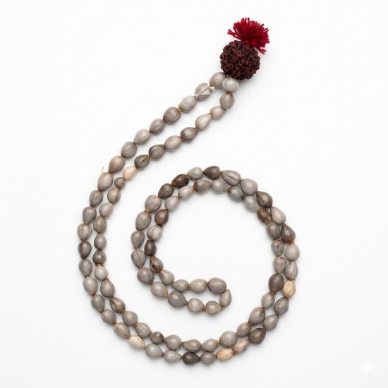 Natural Vaijayanti Bead Rosarie / Vaijanthi / Vaijanti beej Mala for Pooja jaap / Baijanti for Devi siddhi (₹99)