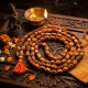 Black Tulsi Mala for japa / Natural Holy Basil Wood Jap Mala 108 Beads (₹149)