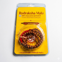 108 Beads Original Certified Panchmukhi Rudraksh Japa Mala / 5 Mukhi Rudraksha Mala For Protection, Meditation And Yoga / Natural Rudraksha Mala Nepal Origin (₹720)