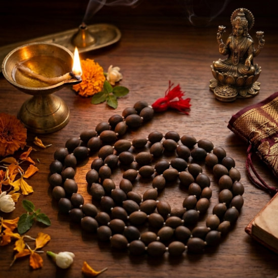 Lotus seed Kamal Gatta mala/ Kamal gatte ki Japmala (₹149)