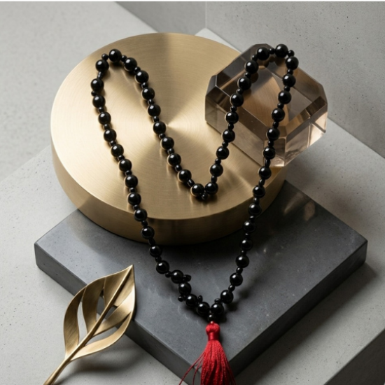 Magnetic Mala / Necklace To Cure Diseases With Magnet Therapy / Chumbak Mala Stone Necklace / Magnet Stone Mala (₹250)