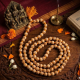 Ram Naam Tulsi Mala For Jaap & Wearing (108+1) Beads / Ram Naam Inscribed Knotted Japa Mala wooden beads Dori Necklace (₹139)