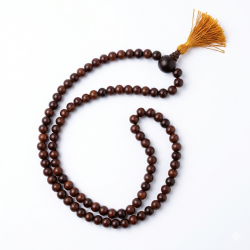108 Beads Red Sandalwood Rosary / Lal Chandan Jaap Mala/ Red Chandan Japmala (₹900)