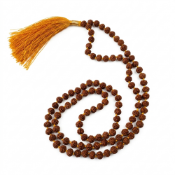 108 Beads Original Panchmukhi Rudraksh Japa Mala / 5 Mukhi Rudraksha Mala For Protection, Meditation And Yoga / Natural Rudraksha Mala Java Origin (₹1350)